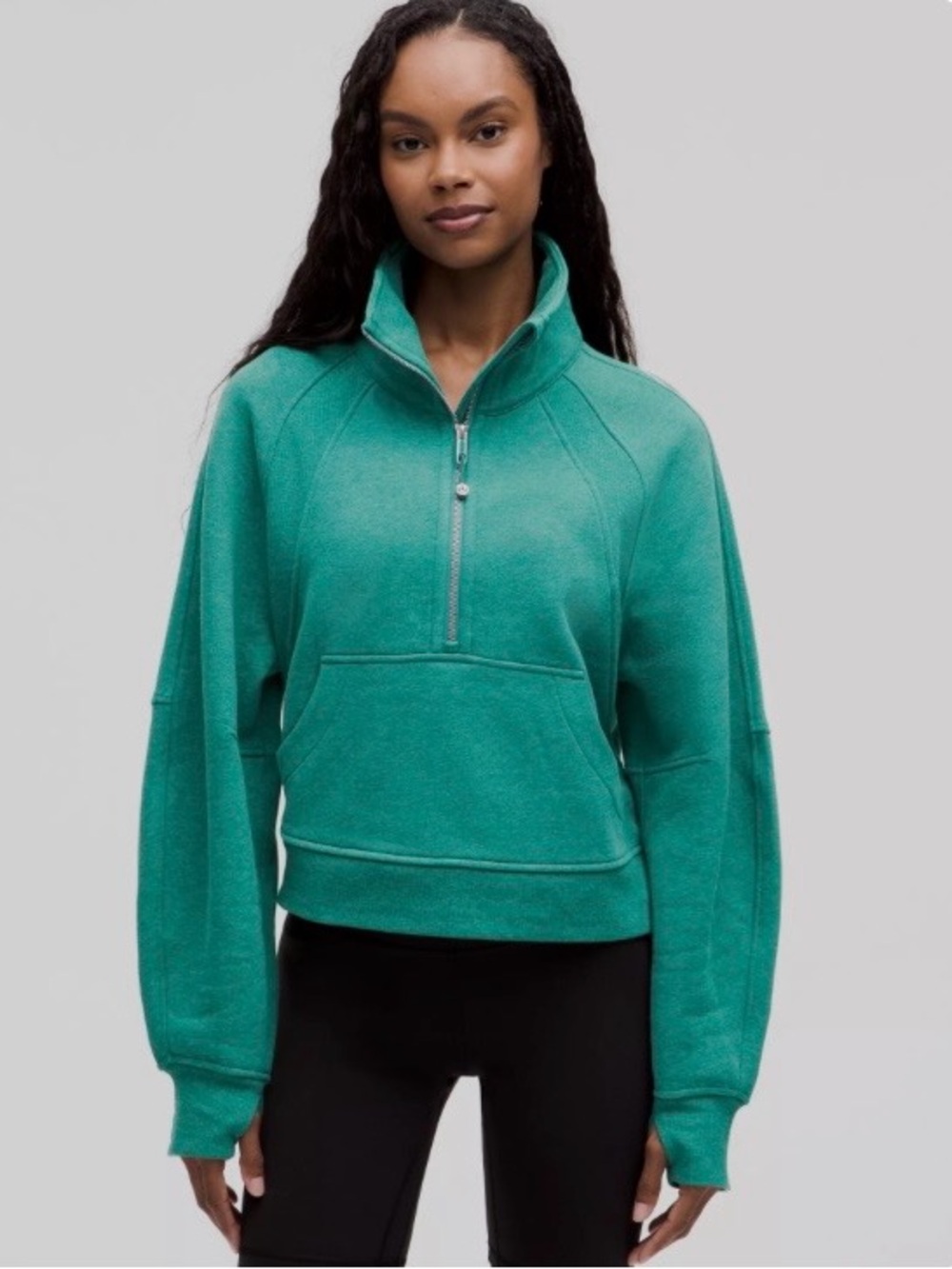 lululemon athletica Teal Half-Zip Pullover
